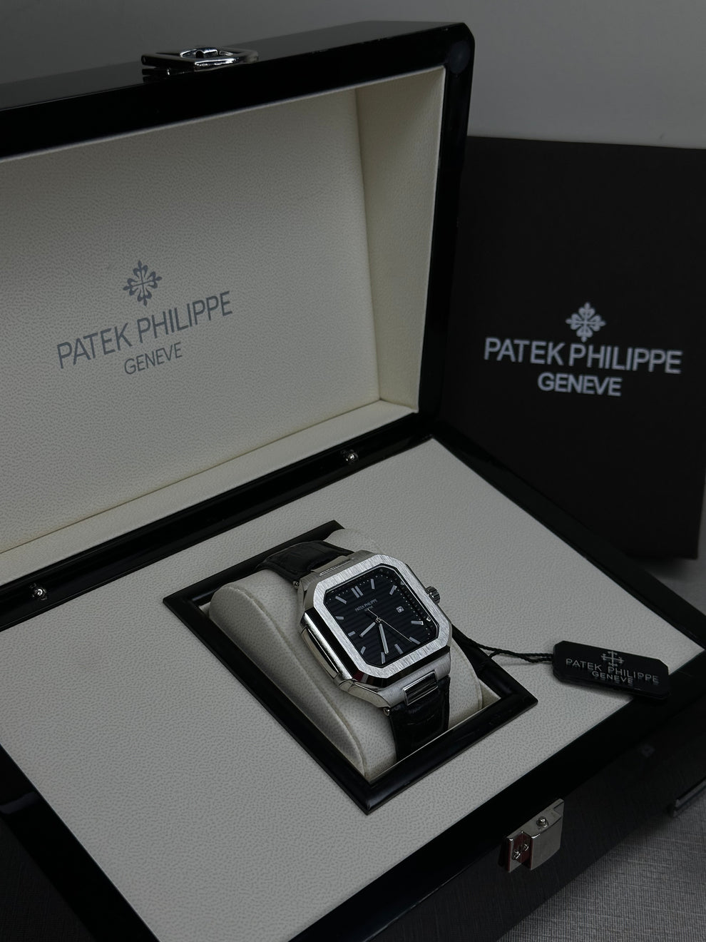 Patek Philippe Square with Leather Straps