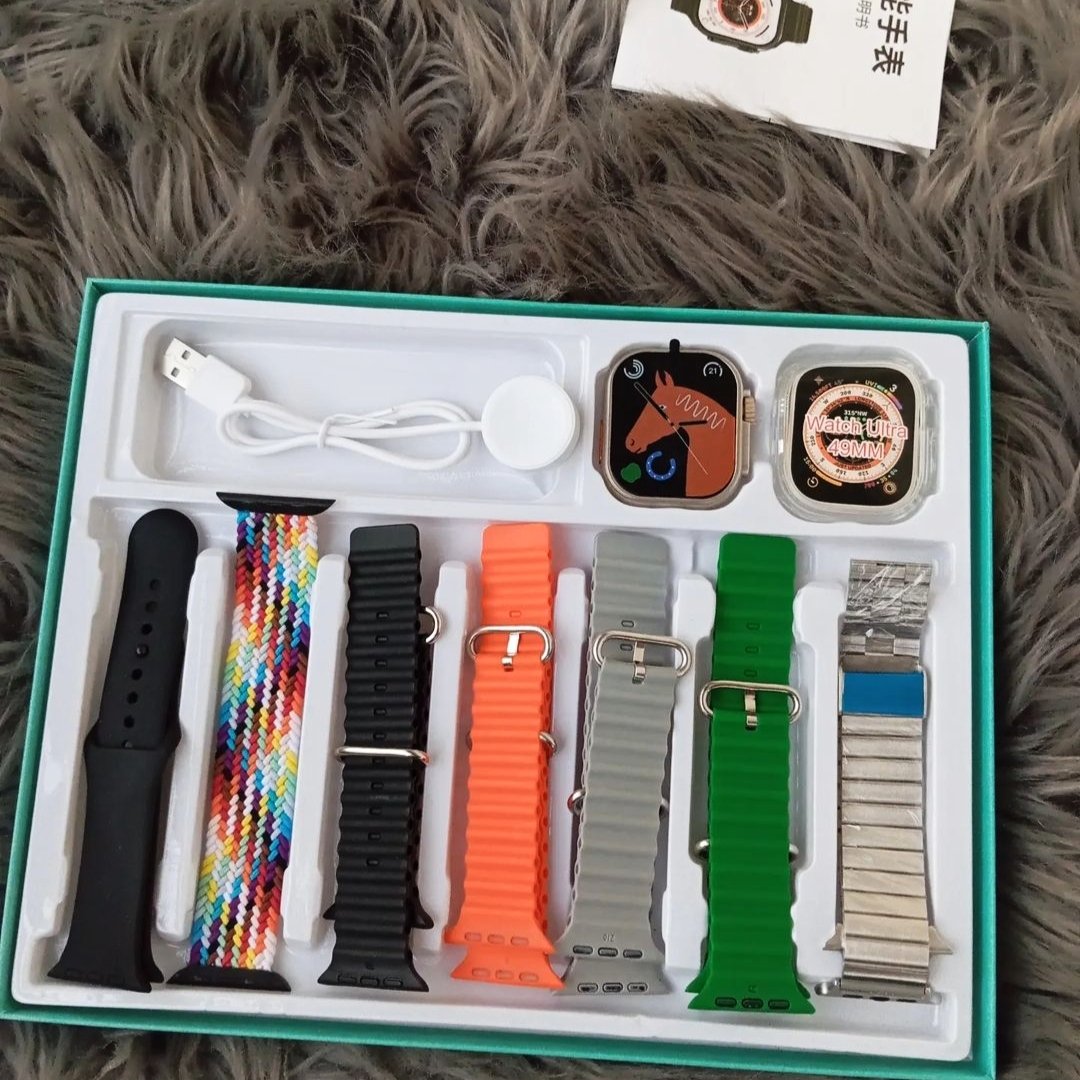 Ultra Smart Watch with 7 Straps