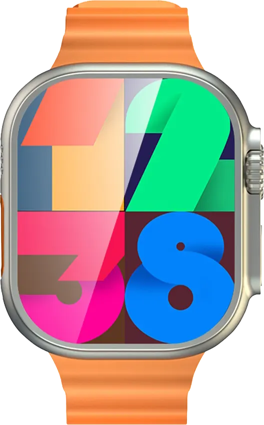 Ultra Smart Watch with 7 Straps