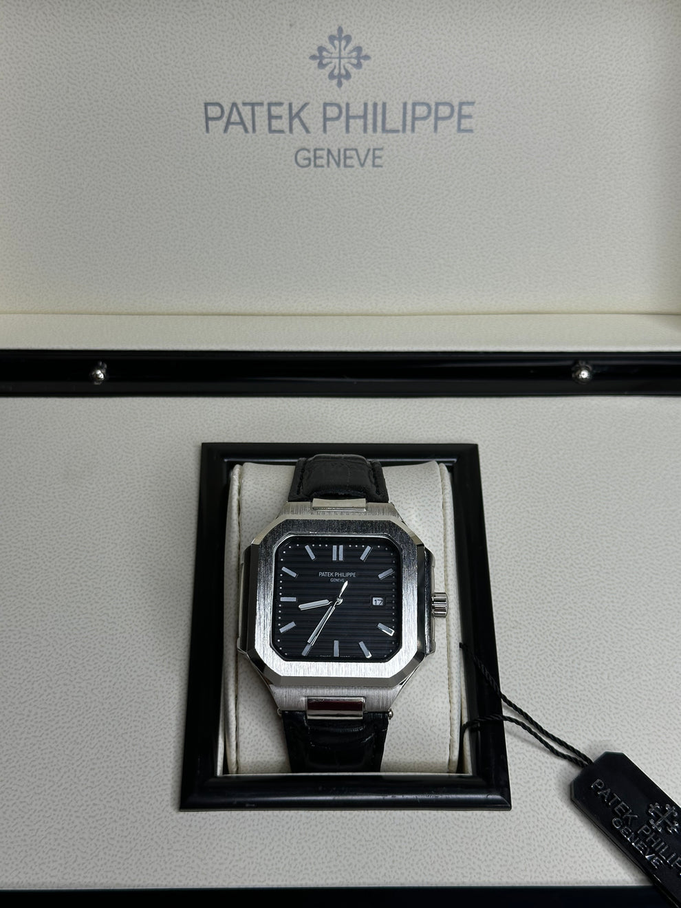Patek Philippe Square with Leather Straps